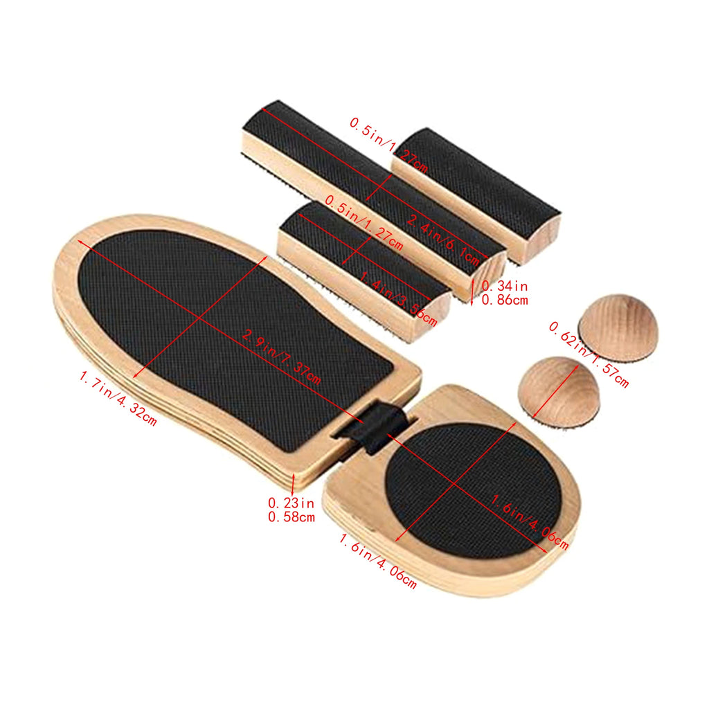 Ankle Strengthener Non Slip Foot Stretcher Stability Exercises Balance Board Wooden Ankle Strengthener Posture Corrector