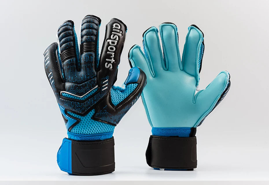 Men's Professional Football Goalkeeper Gloves Kids Latex Finger Protection Adults Soccer Sport Non-slip Goalie Gloves