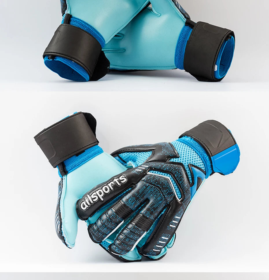 Men's Professional Football Goalkeeper Gloves Kids Latex Finger Protection Adults Soccer Sport Non-slip Goalie Gloves