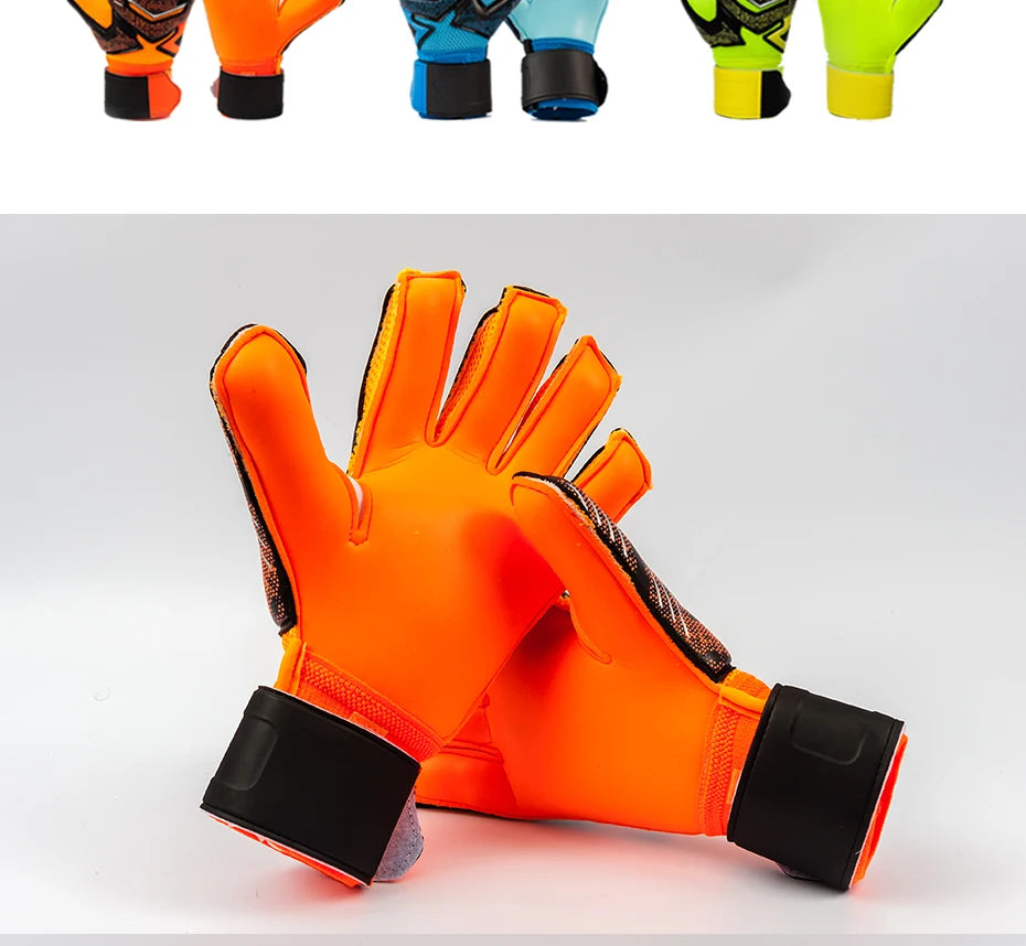 Men's Professional Football Goalkeeper Gloves Kids Latex Finger Protection Adults Soccer Sport Non-slip Goalie Gloves