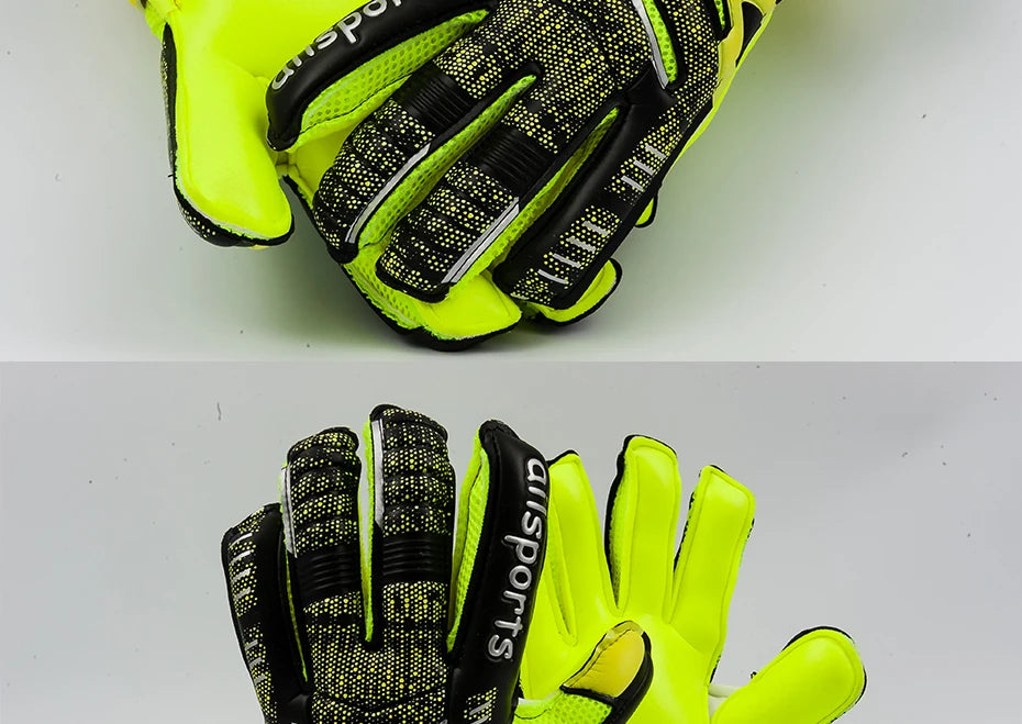 Men's Professional Football Goalkeeper Gloves Kids Latex Finger Protection Adults Soccer Sport Non-slip Goalie Gloves