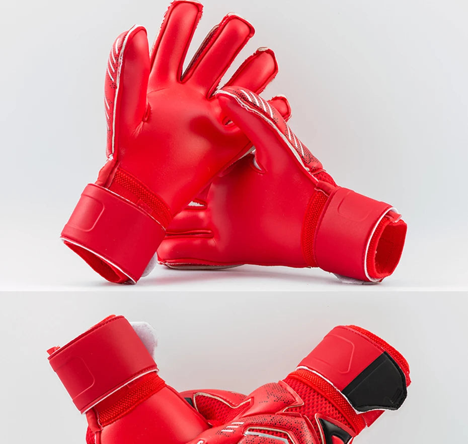 Men's Professional Football Goalkeeper Gloves Kids Latex Finger Protection Adults Soccer Sport Non-slip Goalie Gloves