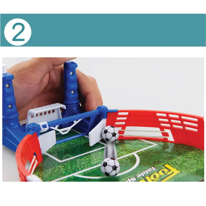 Mini Table Top Football Board Machine Soccer Toy Game Shooting Educational Outdoor Sport Kids Tables Play Ball Toys For Boys