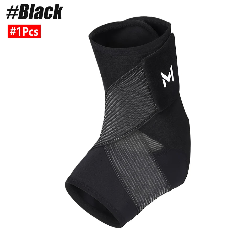 1/2Pcs Ankle Brace with Straps, Ankle Compression Support Sleeve for Men Women Achilles Tendonitis Plantar Fasciitis Sprained