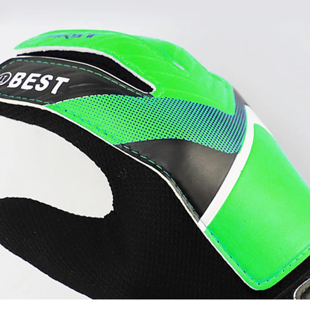 Children's Goalkeeper Gloves Anti-Collision Latex PU Goalkeeper Hand Protection Football Gloves Soccer Accessories for Kids
