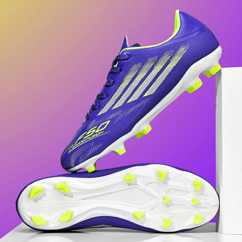 New Men Football Boots Soccer Shoes Boys Sneakers Match Ankle Non-Slip TF/FG Professional Comfortable Sports Shoes Unisex