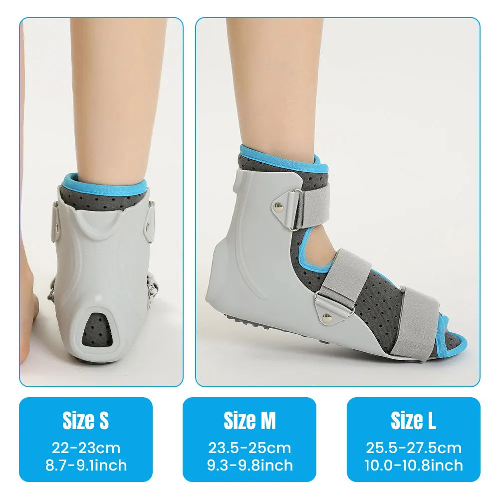 Ankle Stabilizer Injury Sprain Recovery Adjustable Ankle Fixation Brace Foot Drop Orthosis Postural Correct Rehabilitation Brace