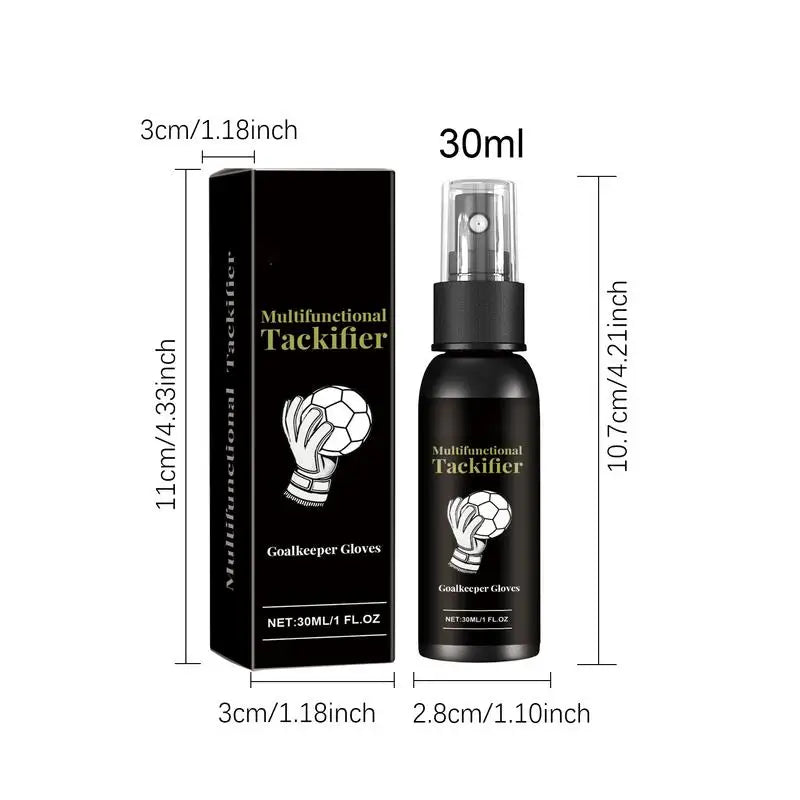 30ml Grip Spray for Football Gloves Safe Goalkeeper Gloves Spray Gloves Wash & Prepare Effective Protective Glove Grip Sprays
