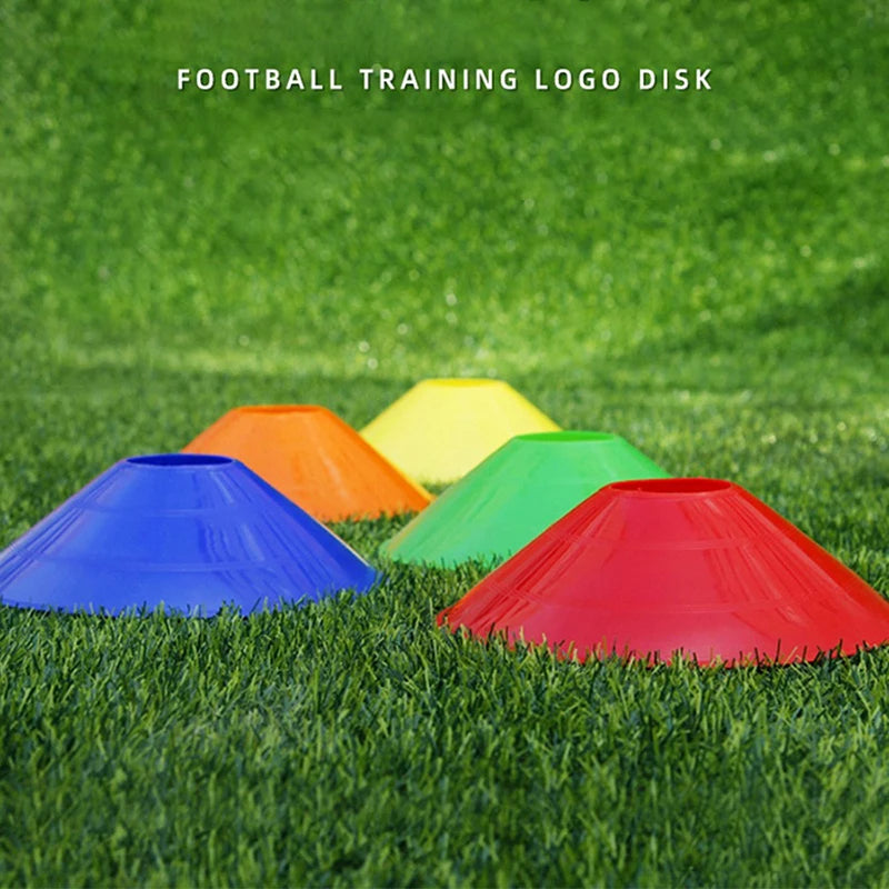 10pcs  Mini Soccer Cones Durable Soccer Training Discs  Cone Set Football Training Equipment For Kid Adults Disc Cones