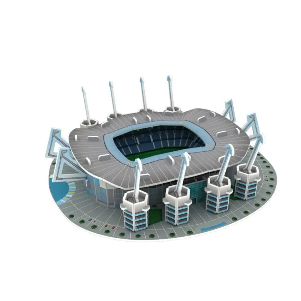 DIY Miniature Football Stadiums Large Model Paper 3D Soccer Stadium Puzzle Assemble Prince Park Stadium Birthday Gifts