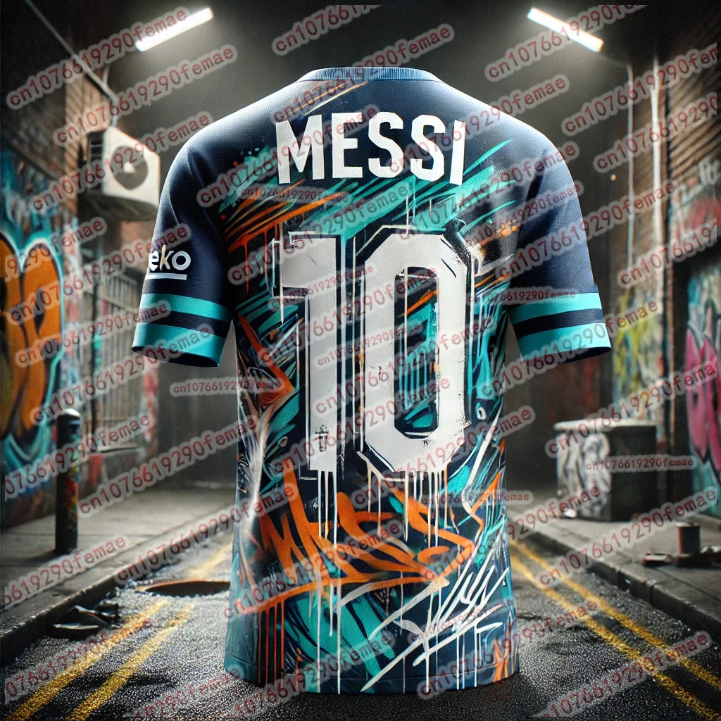 2026 MESSI Soccer Jersey for Fans Quick Dry Sports T-Shirt for Outdoor Running and Football Training