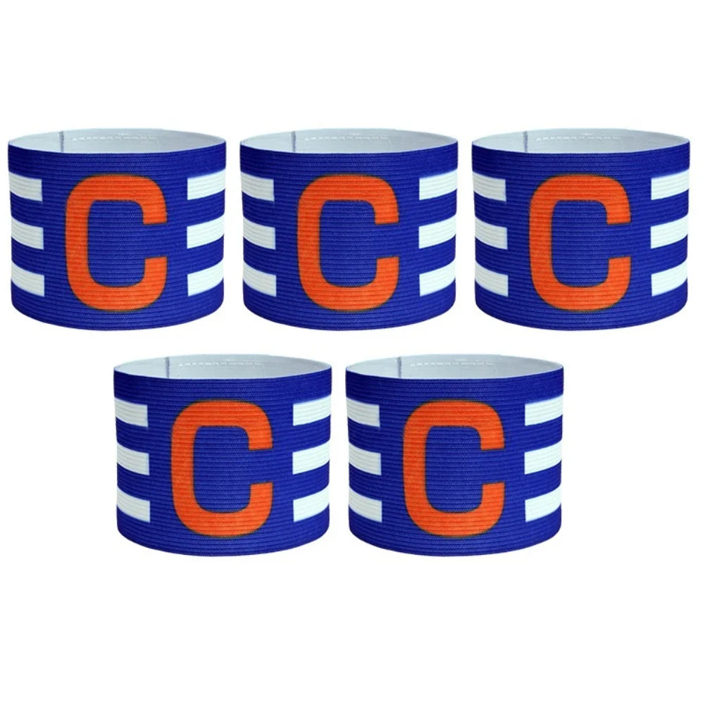 1-10PCS Kid Adults Football Captain Armband Football Training Equipment Soccer Arm Band Team Grouping Armband C Armband