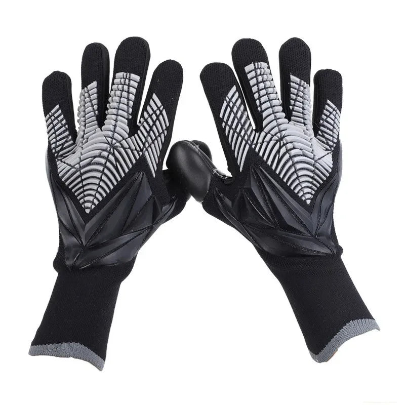 Professional Latex Football Gloves Soccer Ball Goalkeeper Gloves Kids Adults Thickened Football Goalie Fingers Protection Gloves