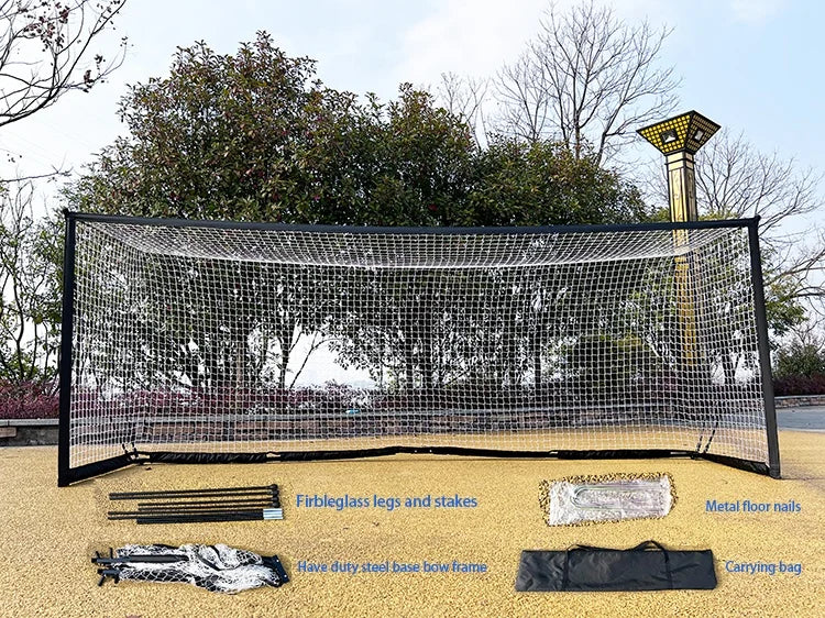13x5ft/12x6ft Folding Football Goal Pop Up Soccer Goal Portable Soccer Goal For Practice