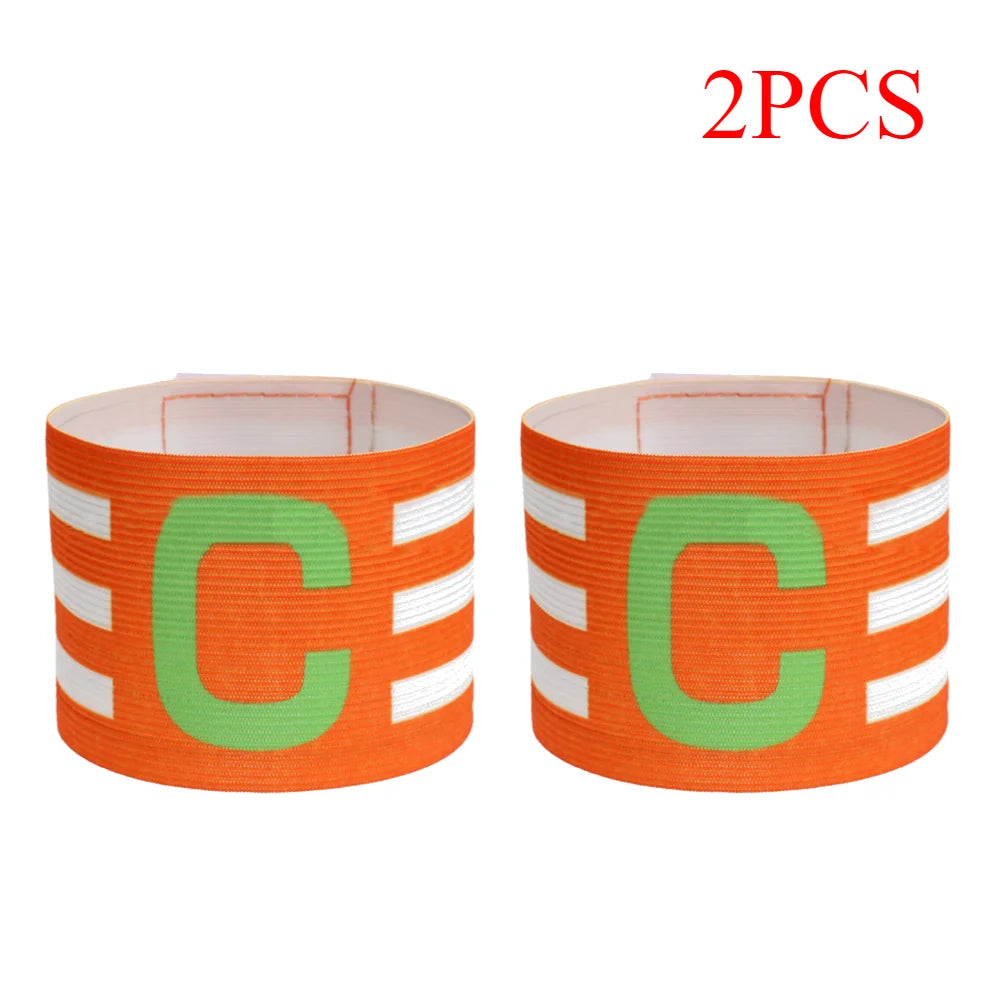 Kid Adults Football Captain Armband Adjustable Soccer Arm Band Team Competition Gifts Professional Training Football Armband