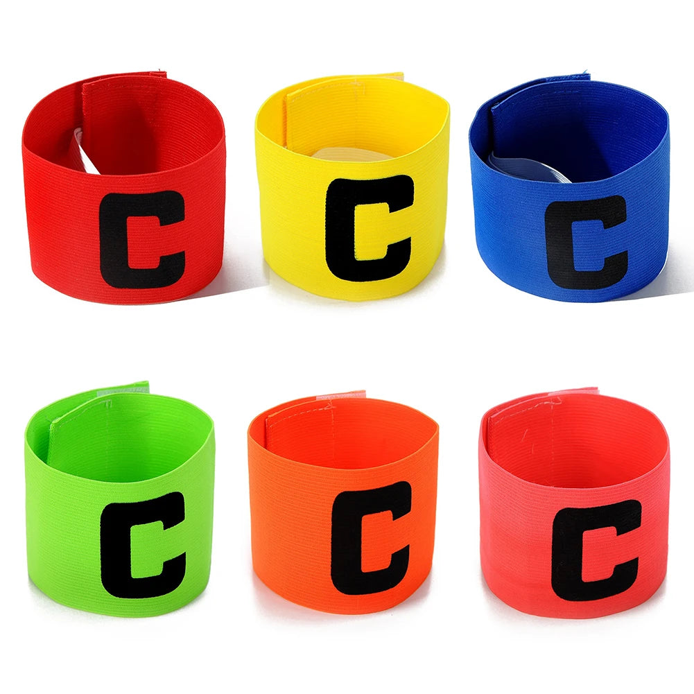 1-10PCS Kid Adults Football Captain Armband Football Training Equipment Soccer Arm Band Team Grouping Armband C Armband