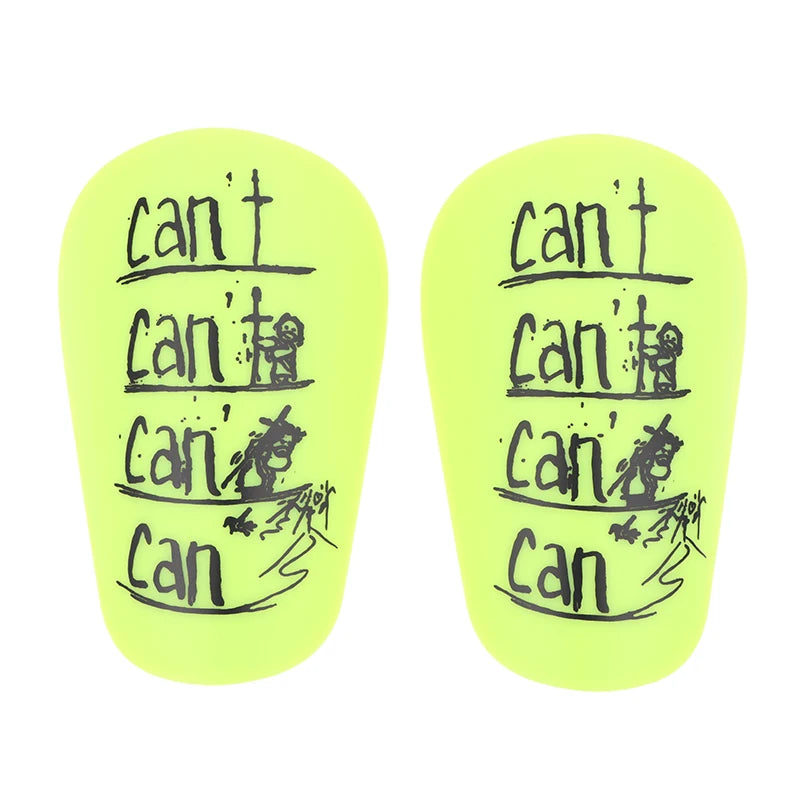 1Pair Mini Football Shin Pad Wear-resistant Shock Absorbing Leg Protector Lightweight Portable Soccer Training Shank Board