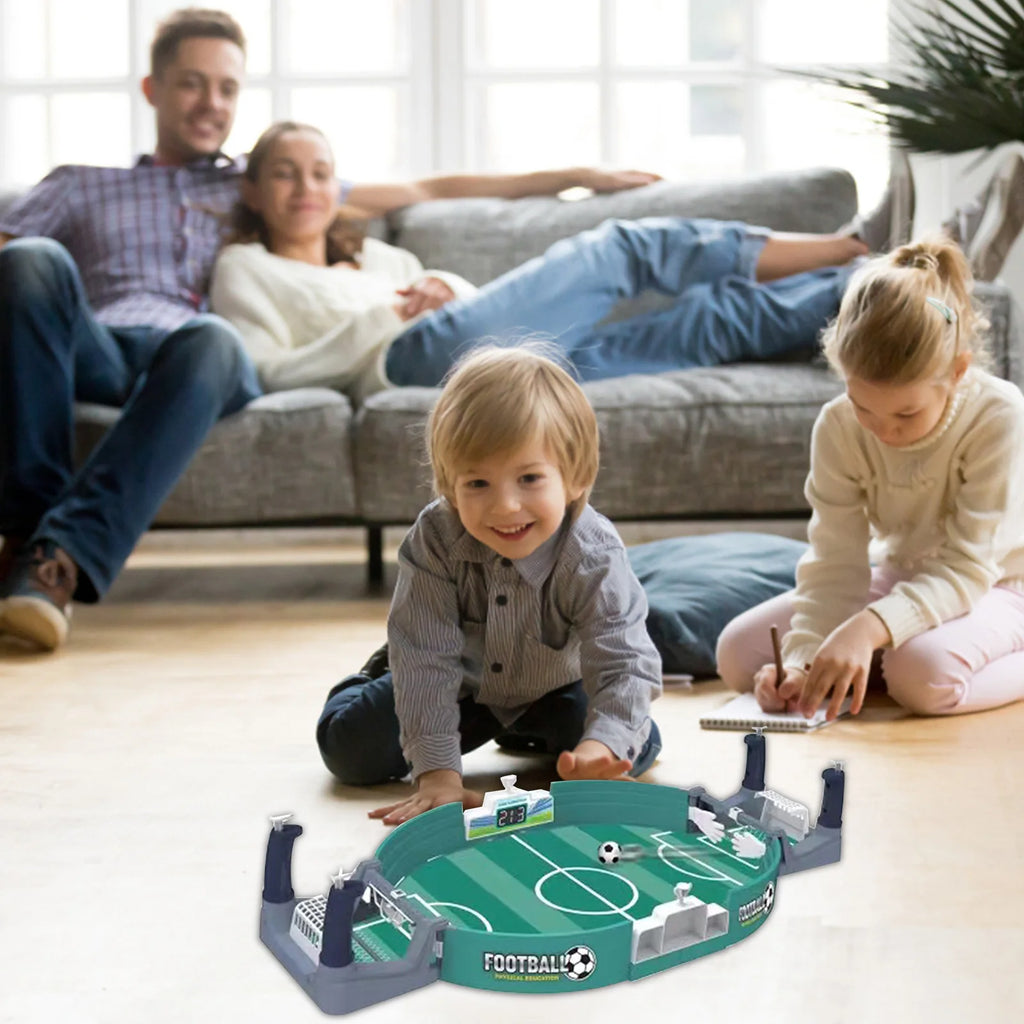 Portable Parent-child Interactive  Mini Table Soccer Sports with 2/4/7 Footballs Soccer Arcade Games Physical Education