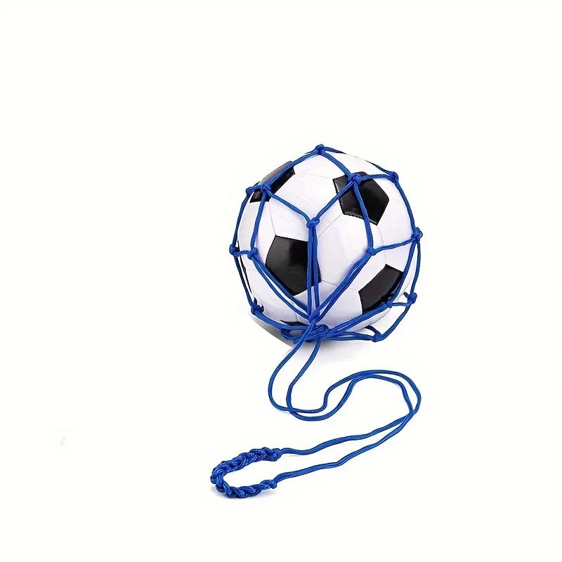 1pc football kicking trainer net bag portable durable nylon soccer net pocket without ball