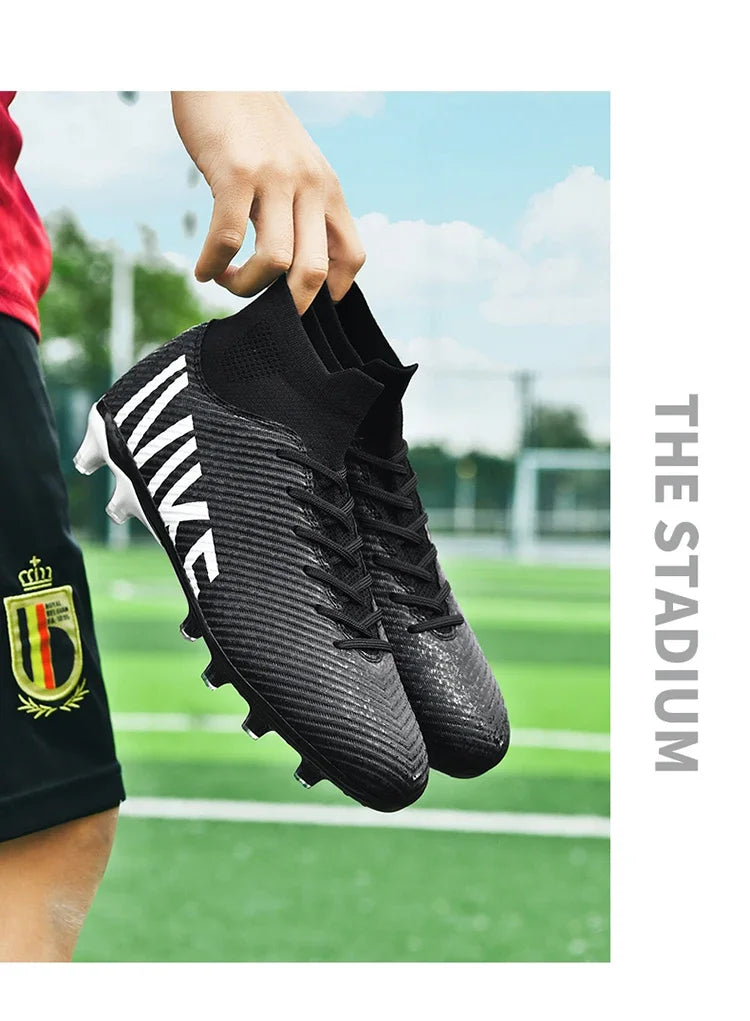New Men Football Boots Professional Match Sneakers Training Ultralight Soccer Shoes Indoor Sports Shoes Cleats Grass Unisex