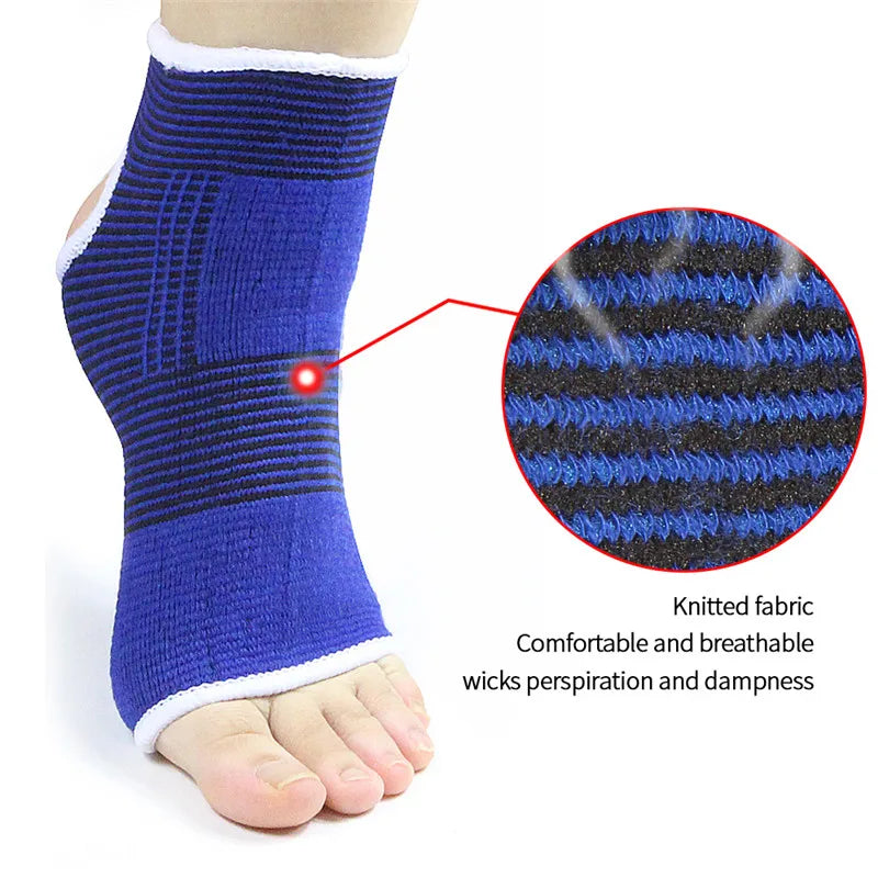 1 Pair Super Soft Ankle Support Protection Gym Running Protection Foot Bandage Elastic Ankle Brace Guard Sport Fitness Support
