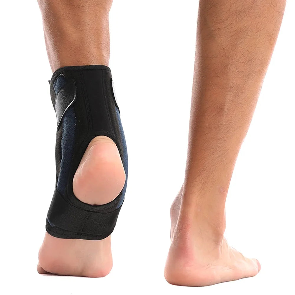 Adjustable Knob Ankle Support Brace Pressurized Support Fixed Sport Ankle Protectors Elastic Fit Breathable Ankles Stabilizers