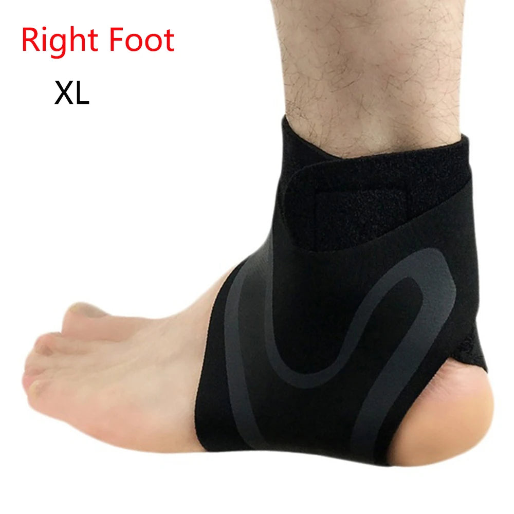 Lightweight Breathable Foot Protection Bandage Compression Ankle Wrap Adjustable Anke Support Brace Elastic Ankle Brace