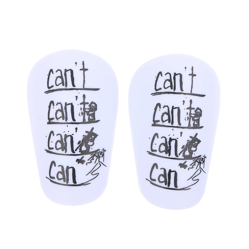1Pair Mini Football Shin Pad Wear-resistant Shock Absorbing Leg Protector Lightweight Portable Soccer Training Shank Board
