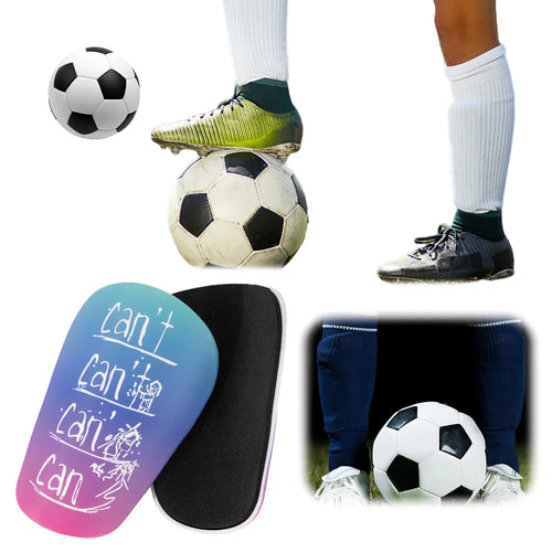 1 Pair Soccer Miniature Shin Guard EVA Mini Shin Guards Shock Absorbing Football Shin Pads Lightweight for Kids Youth and Adults