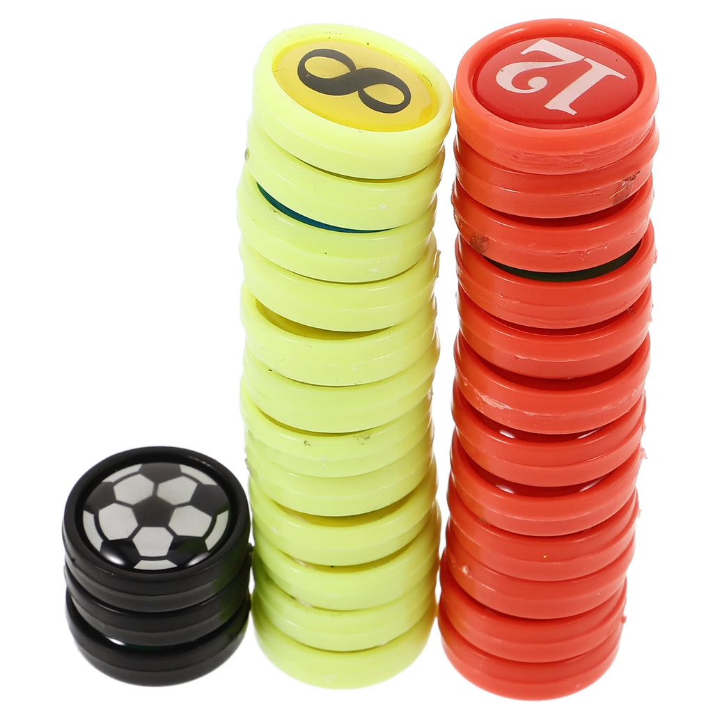 27 Pcs Football Board Magnetic Small Magnets for Soccer Sports Boards Mini
