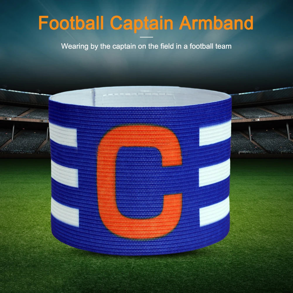 5/10pcs Kid Adults Football Captain Armband Soccer Arm Band Leader Competition Soccer Captain Group Armband Football Training