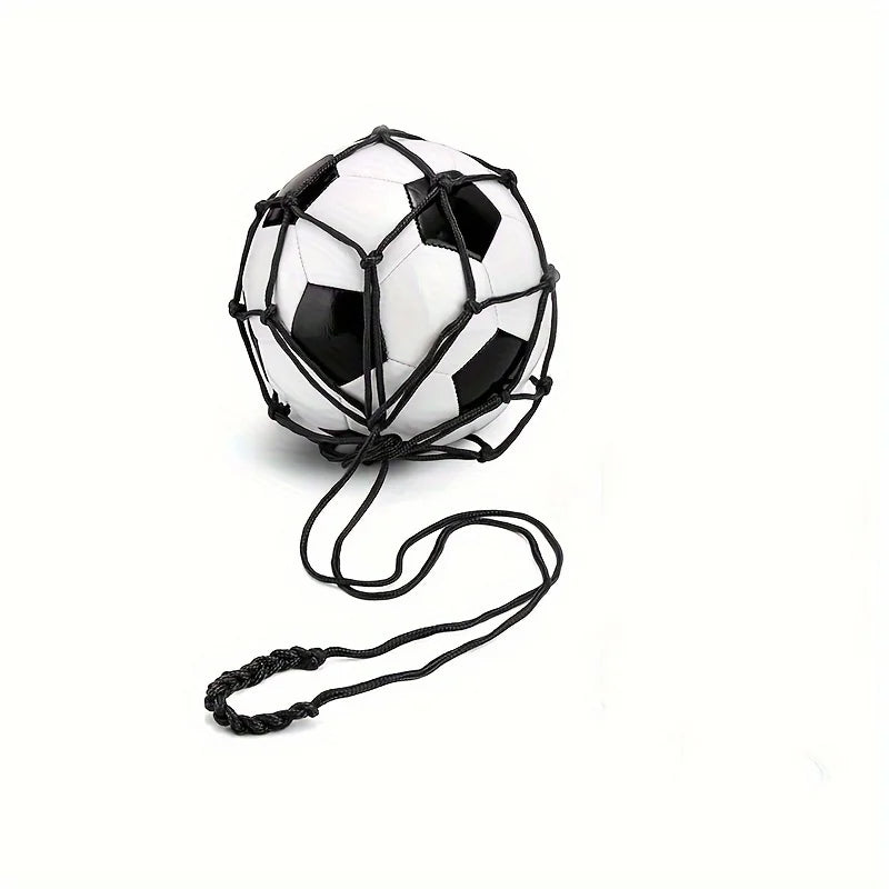 1pc football kicking trainer net bag portable durable nylon soccer net pocket without ball