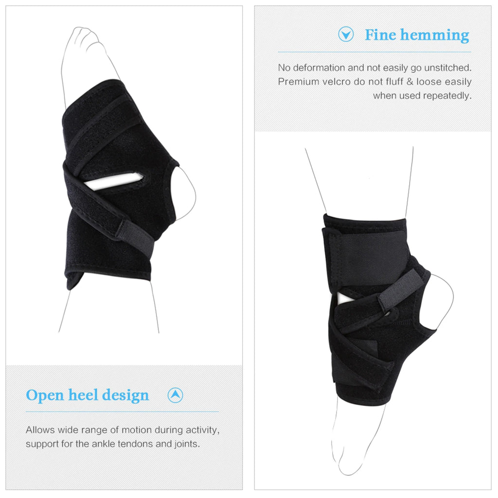 Foot Drop Ankle Brace Support Breathable Adjustable Compression Drop Foot Stabilizer Ankle Sleeve