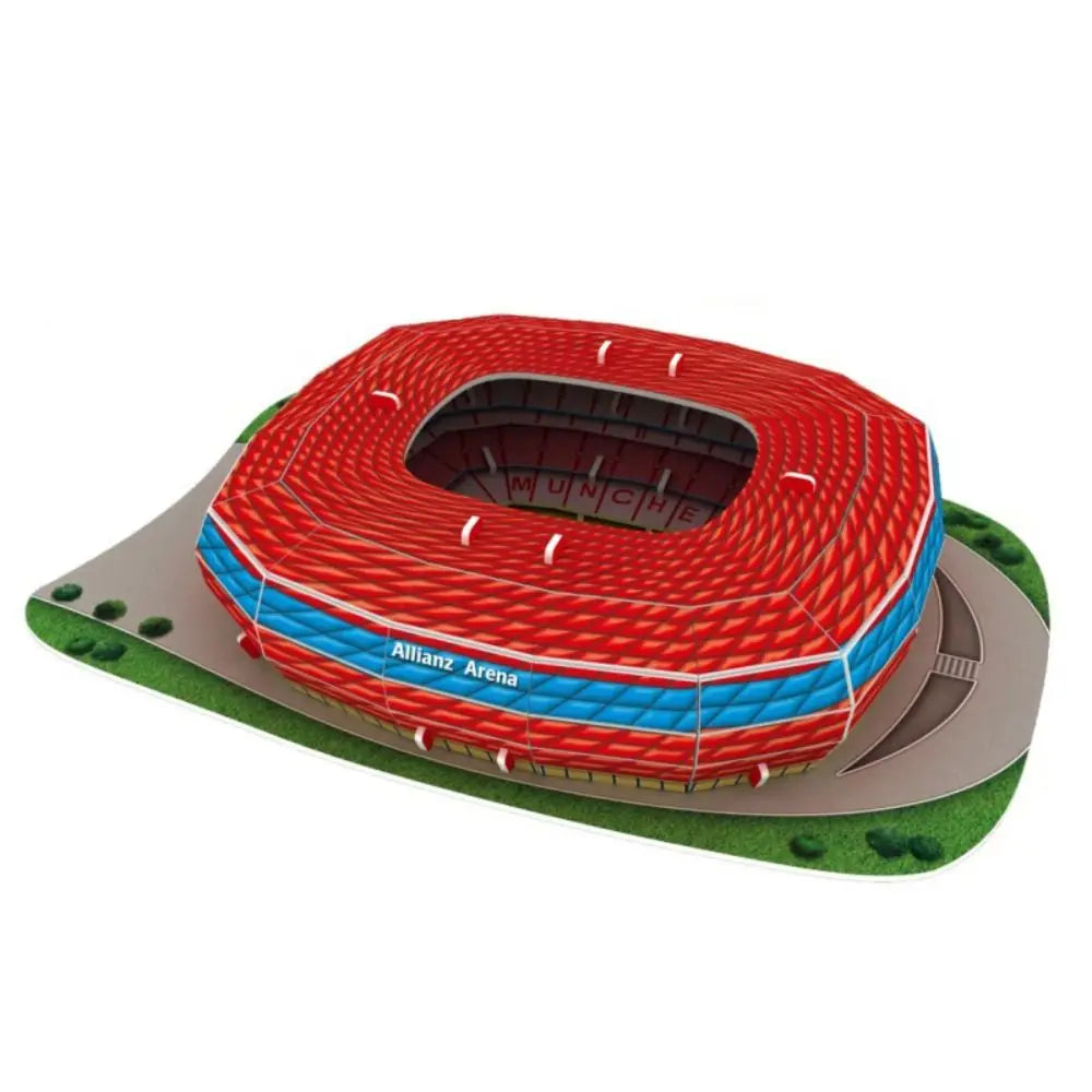 DIY Miniature Football Stadiums Large Model Paper 3D Soccer Stadium Puzzle Assemble Prince Park Stadium Birthday Gifts