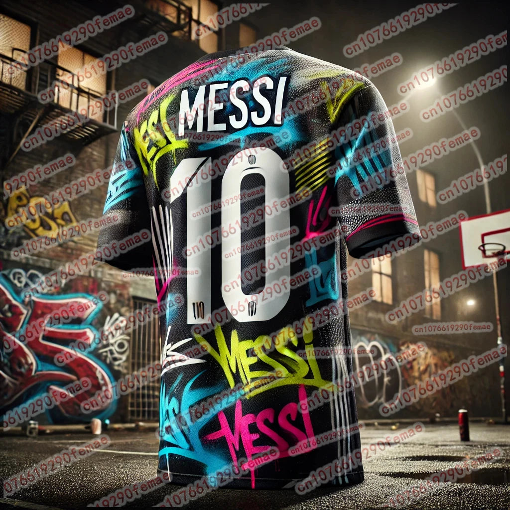 2026 MESSI Soccer Jersey for Fans Quick Dry Sports T-Shirt for Outdoor Running and Football Training