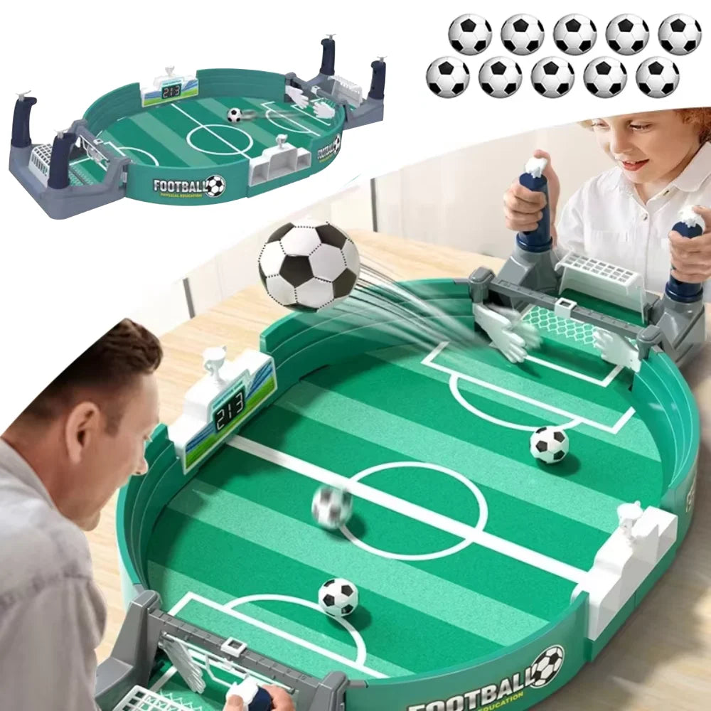 Large Desktop Football Table Children Puzzle Double Competitive Battle Football Board Game Parent-child Interactive Soccer Games