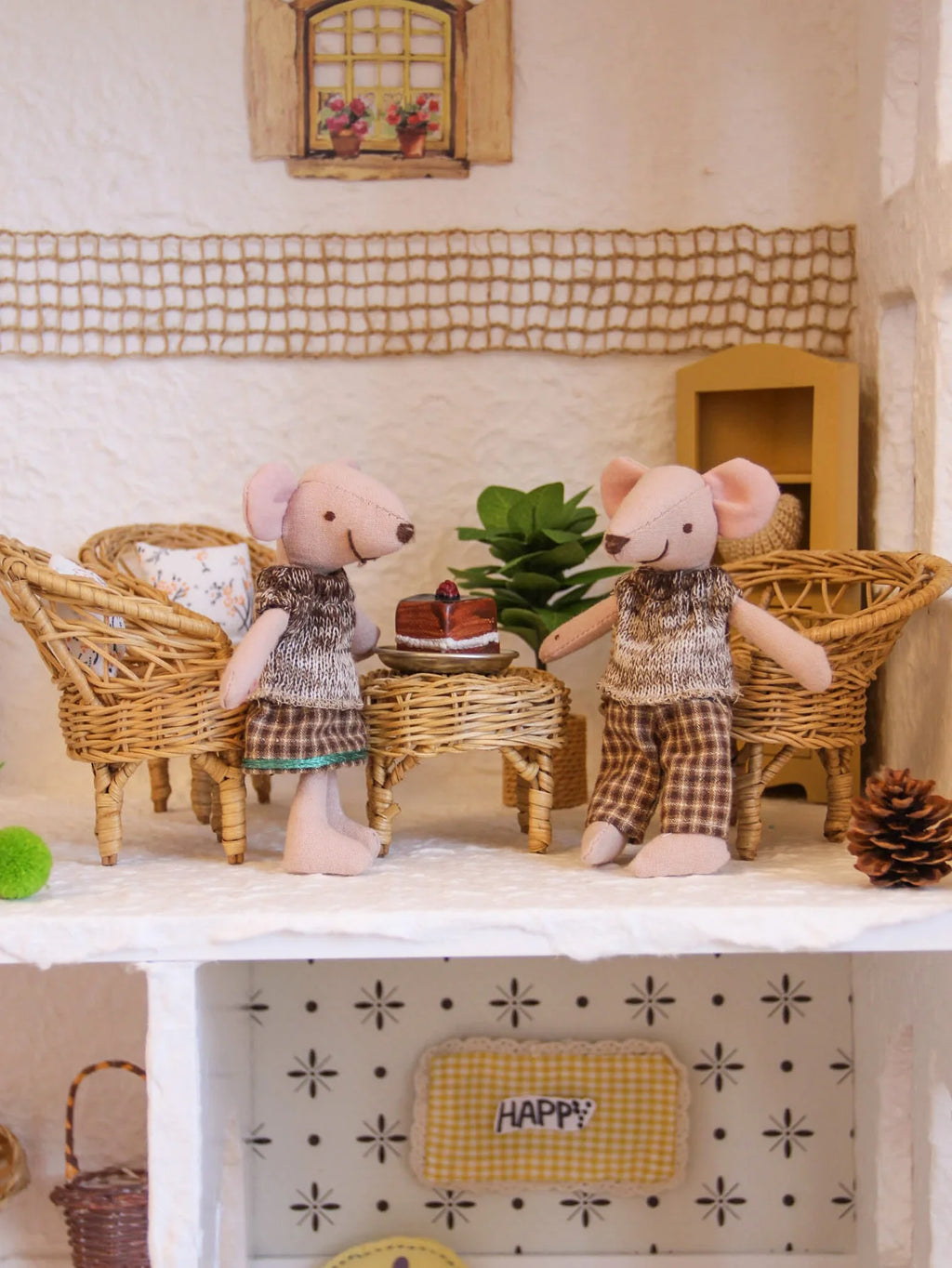 Miniature Simulation Furniture 1:12 Scale for Bathroom, Kitchen, and Bedroom, Suitable for Mini House Decorations