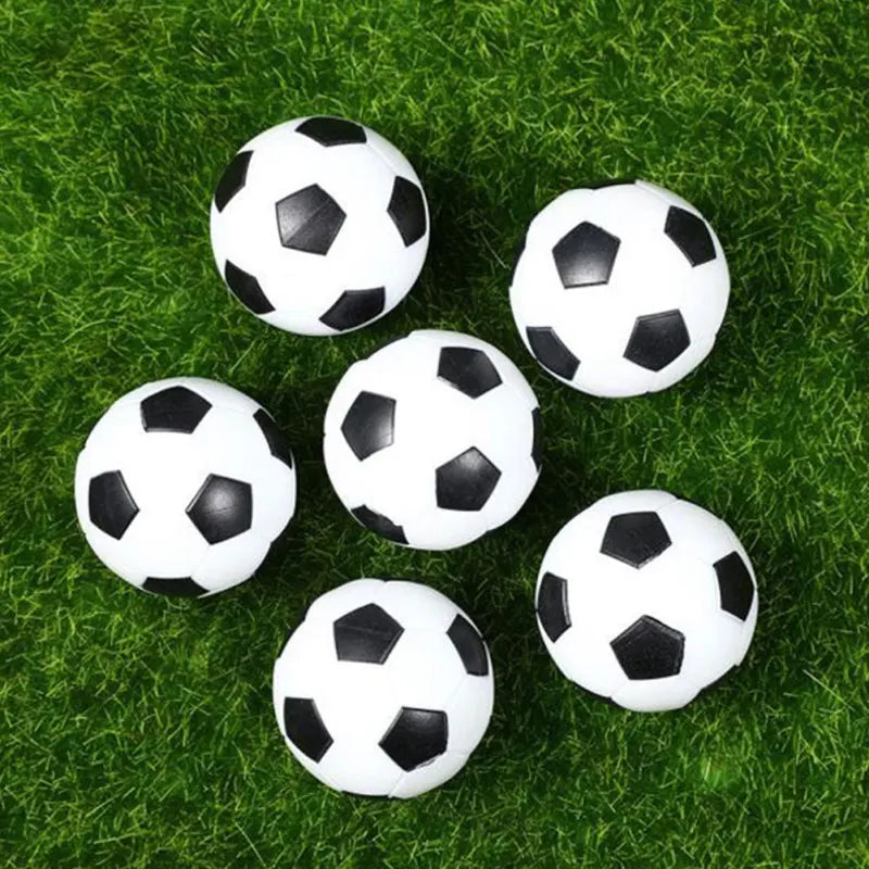 6pcs Mini Foosball Table Foosball Soccer Replacement Footballs 23mm Childrens Replaceable Soccer for Interactive Board