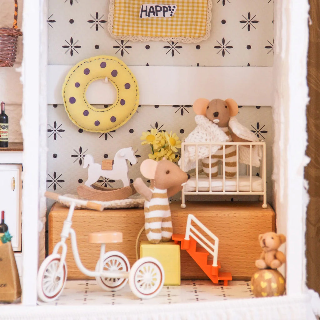 Miniature Simulation Furniture 1:12 Scale for Bathroom, Kitchen, and Bedroom, Suitable for Mini House Decorations