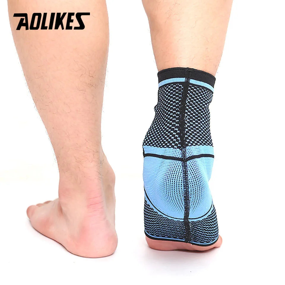 AOLIKES 1PCS Sports Ankle Support Ankle Pads Elastic Brace Guard Foot Basketball Football Badminton Anti Sprained Ankles Protect