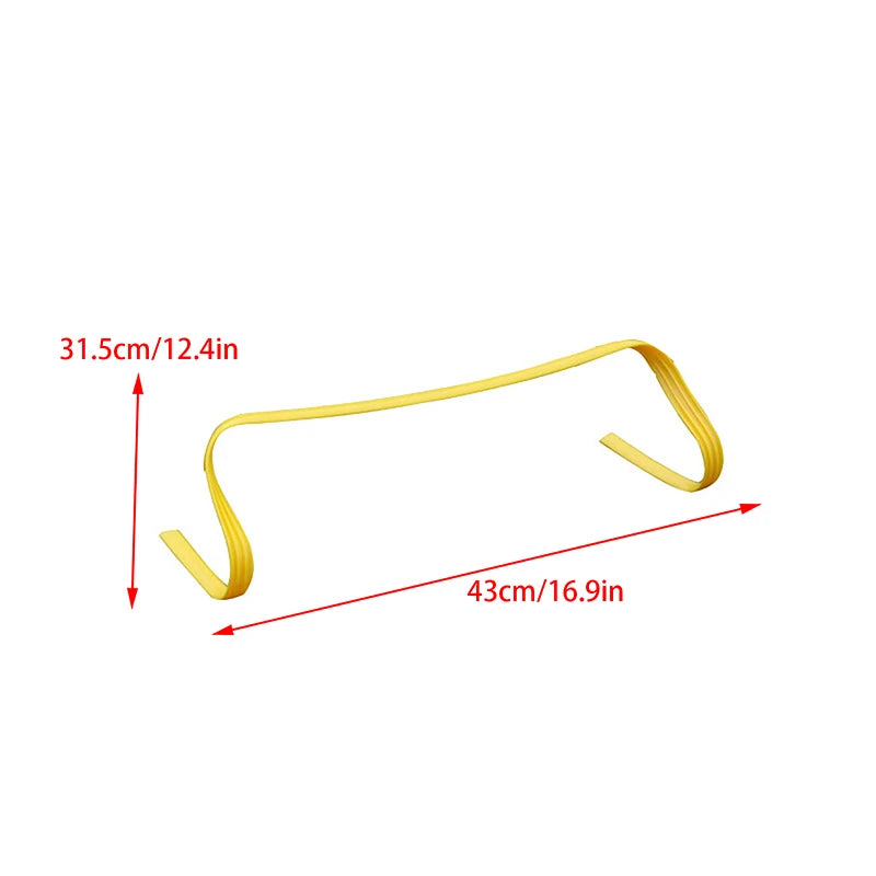 1pc Football Mini Hurdles Portable Speed Training Football Equipment Detachable Agility Hurdles Ladder Sports Safety Equipment