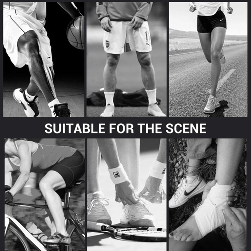 Lightweight Breathable Foot Protection Bandage Compression Ankle Wrap Adjustable Anke Support Brace Elastic Ankle Brace
