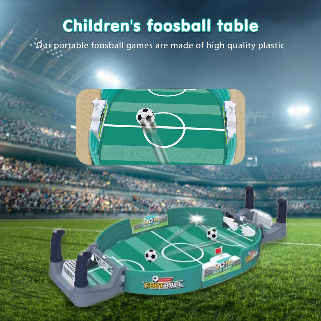 Large Desktop Football Table Children Puzzle Double Competitive Battle Football Board Game Parent-child Interactive Soccer Games