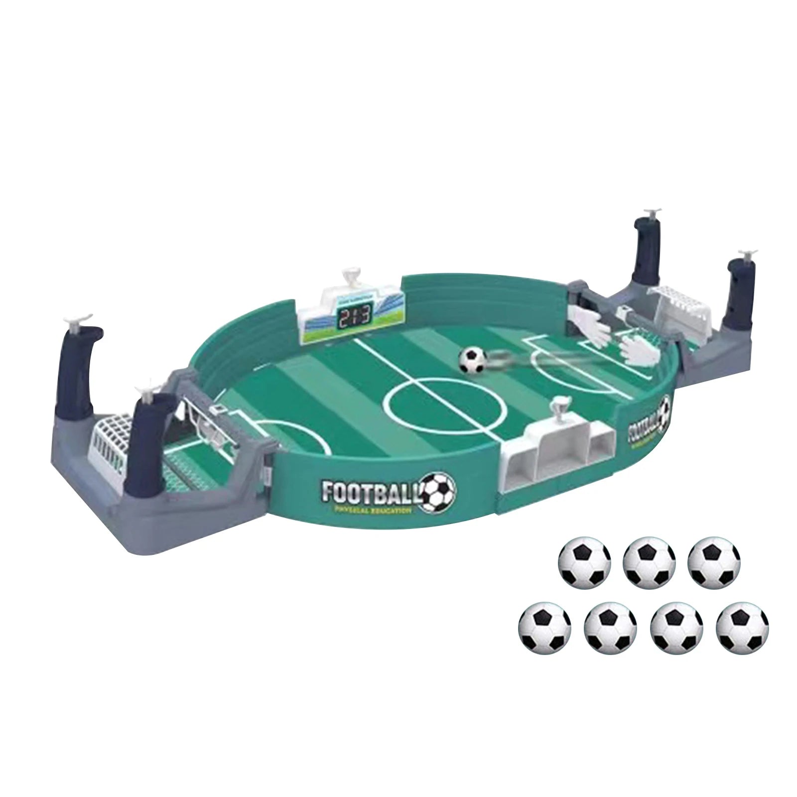 Large Desktop Football Table Children Puzzle Double Competitive Battle Football Board Game Parent-child Interactive Soccer Games