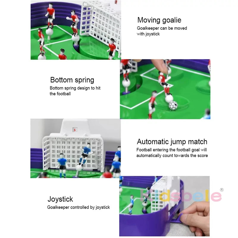 Kids Mini Competitive Soccer Football Field Desktop Interactive Game Puzzle Toy Competitive Football Game Family Toy