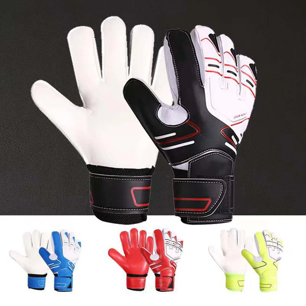 Professional Goalkeeper Gloves Men Women Adults Kid Football Soccer Goalie Gloves Non-slip Thicken Latex Glove Finger Save Guard