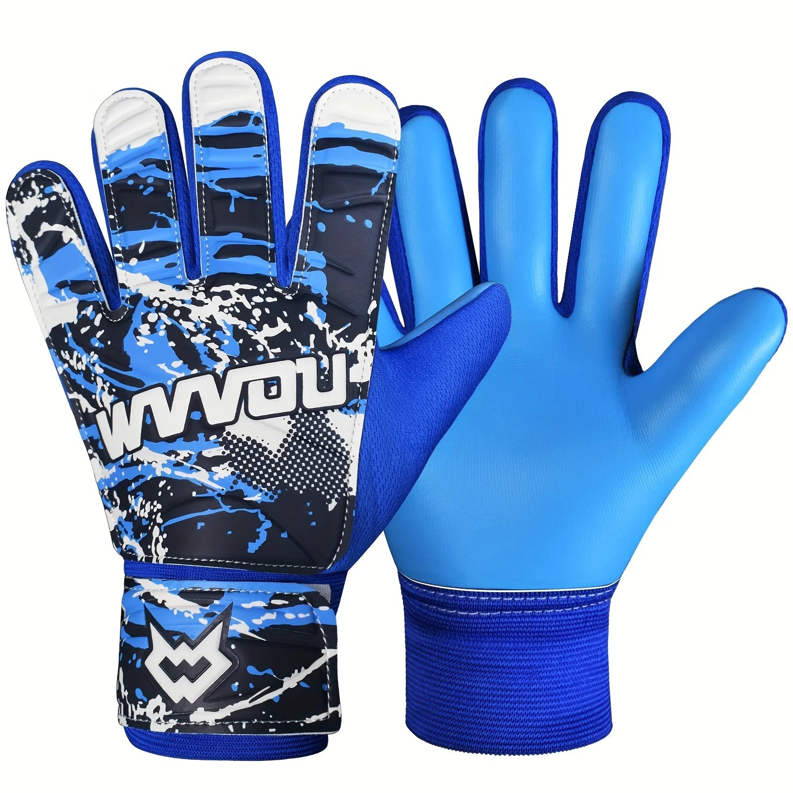 Goal keeper gloves without finger protection, goalkeeper gloves with colorful style, football gloves with strong grip and no sli