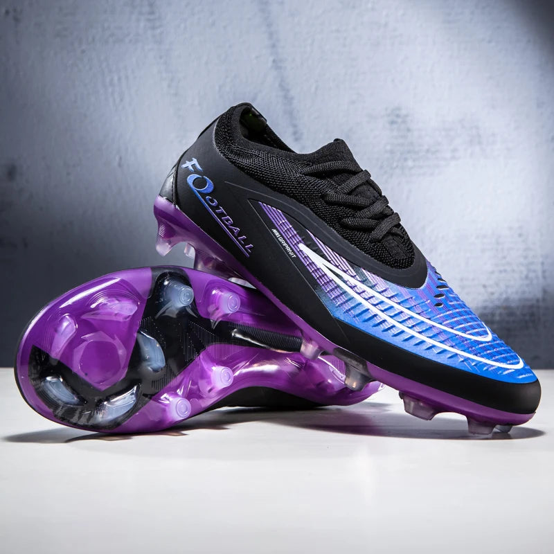 New Men Football Boots Ankle Professional Non-Slip TF/FG Soccer Shoes Boys Sneakers Match Comfortable Sports Shoes Unisex