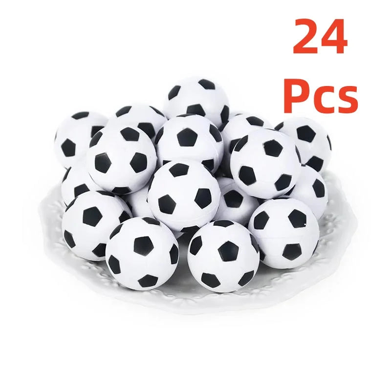 1/24 Mini Sports Balls for Kids Party Favor Toy Soccer Ball Anti Stress Ball Foam Football Kids Birthday Party Decoration Toy