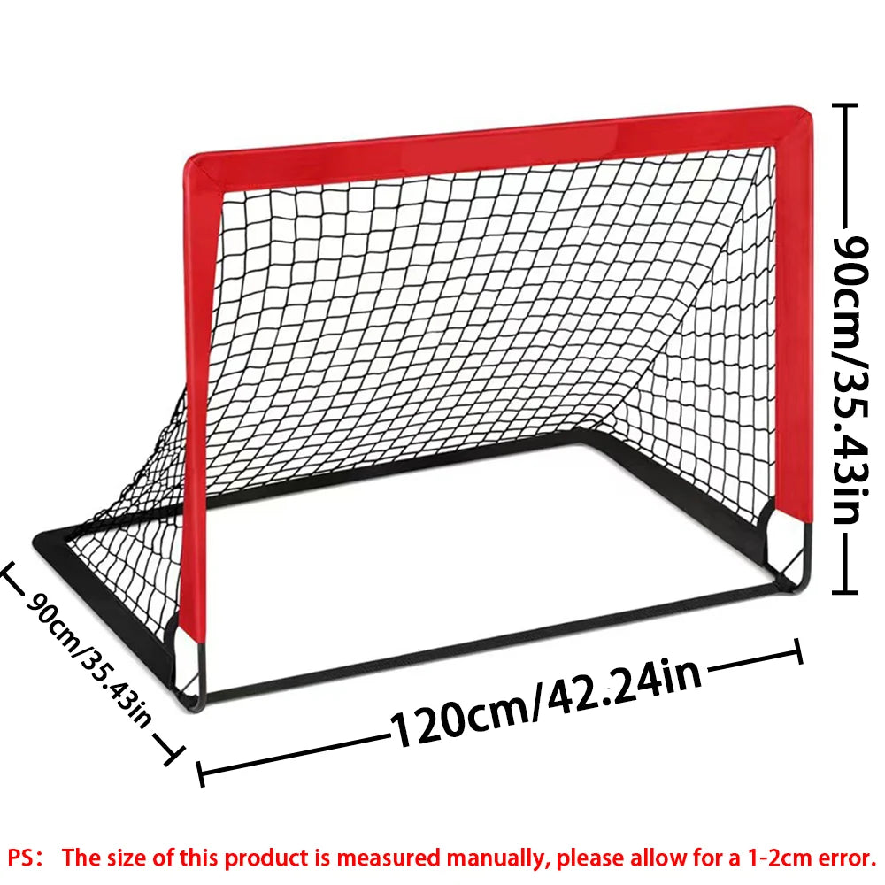 1pcs Football Goal for Garden Football Net Pop Up Goals Set Soccer Goal Net for Backyard Birthday Gift for Soccer Training ﻿